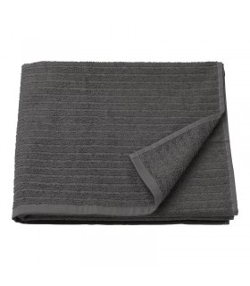 حوله ایکیا مدل VÅGSJÖN رنگ خاکستری تیره سایز  70x140