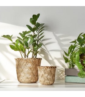 گلدان حصیری ایکیا مدل KLYNNON