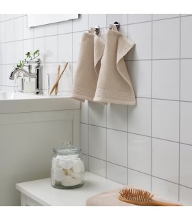 حوله ایکیا مدل VINARN سایز  30x30 رنگ بژ روشن