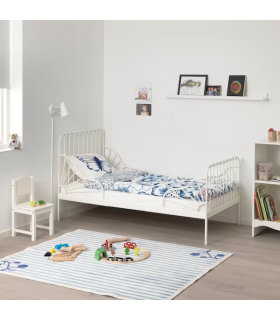 تخت خواب کودک نوجوان قابل تنظیم ایکیا IKEA مدل MINNEN