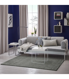 قالیچه ایکیا مدل LANGSTED رنگ خاکستری سایز 133x195