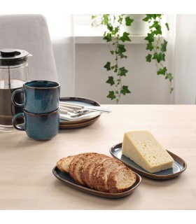 دیس ایکیا مدل GLADELIG سایز20x13 رنگ آبی