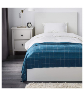 روانداز و پتو ایکیا مدل VÅRKRAGE رنگ آبی