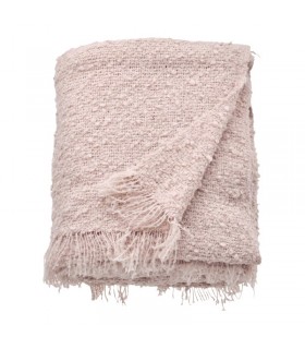 پتو و روانداز ایکیا مدل SANDBRODD رنگ صورتی روشن