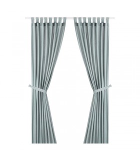 پرده ایکیا مدل LENDA رنگ فیروزه ایی تیره