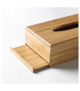 جعبه دستمال کاغذی بامبو ایکیا مدل BONDLIAN