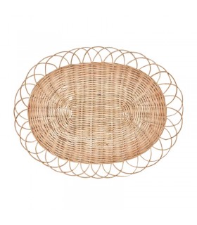 زیر بشقابی حصیری ایکیا مدل VARGFISK