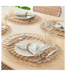 زیر بشقابی حصیری ایکیا مدل VARGFISK