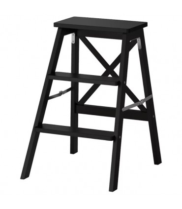 چهارپایه ۳ طبقه ایکیا مدل BEKVÄM مشکی