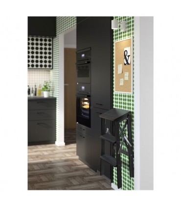 چهارپایه ۳ طبقه ایکیا مدل BEKVÄM مشکی