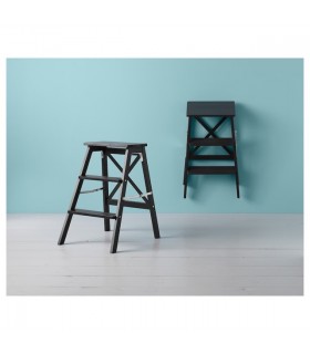 چهارپایه ۳ طبقه ایکیا مدل BEKVÄM مشکی