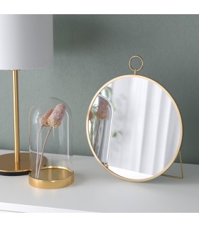 آینه طلایی رومیزی و دیواری ایکیا مدل GRYTÅS
