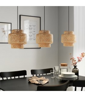 لوستر بامبو ایکیا مدل SINNERLIG قطر ۲۷ سانتی متر