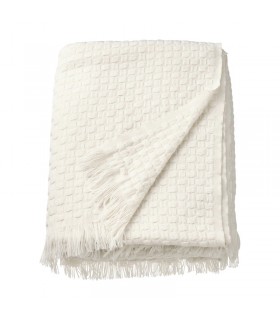 پتو و روانداز ایکیا مدل HORNMAL رنگ سفید