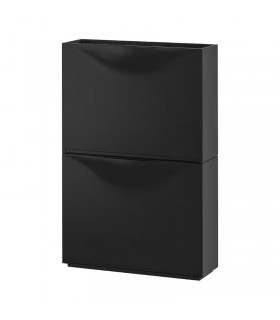 جاکفشی دو طبقه ایکیا مدل TRONES مشکی