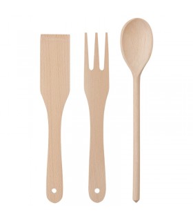 ست ۳ تایی ابزار چوبی آشپزی ایکیا مدل FILBUNKE