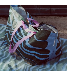 کیسه کریر ایکیا مدل BASTUA سبز آبی