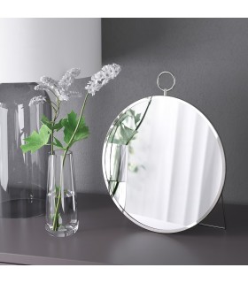 آینه رومیزی و دیواری ایکیا مدل GRYTÅS رنگ سیلور