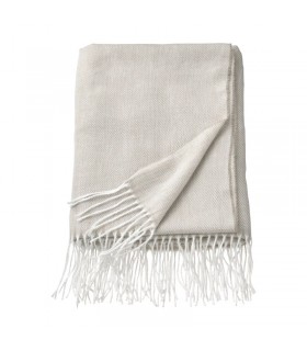 پتو ایکیا مدل HOLMVI سایز 120x160 رنگ بژ