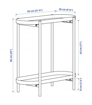 استند گل ایکیا مدل OLIVBLAD رنگ سفید
