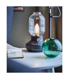 آباژور رو میزی ایکیا مدل TÄRNABY رنگ مشکی