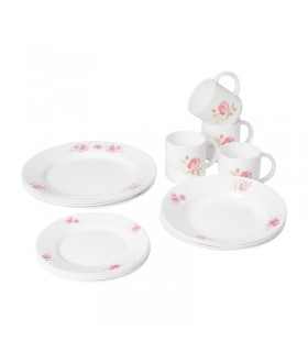 سرویس ۱۶تایی گل دار ایکیا مدل KALASBRA