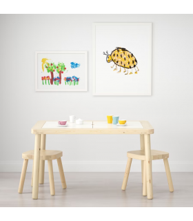 صندلی مخصوص میز کودک ایکیا مدل FLISAT