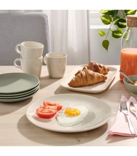 بشقاب بژ براق ایکیا مدل FÄRGKLAR قطر ۲۶ سانتی متر