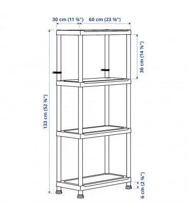 قفسه و شلف ایکیا مدل RUNMARÖ