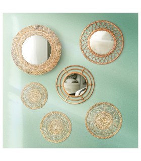 آینه حصیری ایکیا مدل GRINSBOL