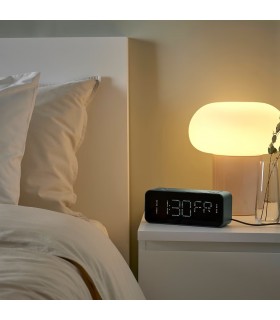 ساعت دیجیتال رو میزی آلارم دار ایکیا مدل BONDTOLVAN