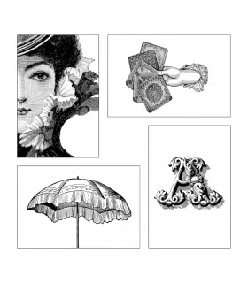 ست ۴ عددی پوستر ایکیا مدل YLLEVAD سایز 10x15