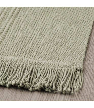 قالیچه ایکیا مدل SORTSÖ رنگ سبز روشن