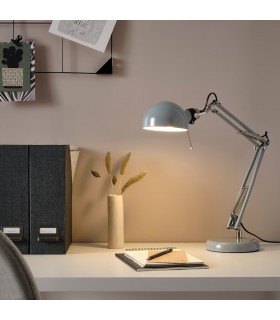 چراغ مطالعه ایکیا مدل FORSÅ رنگ فیروزه ایی