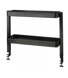 شلف میز و دستکتاپ ایکیا مدل VATTENKAR رنگ مشکی