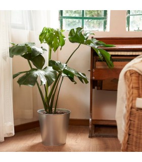 گلدان گالوانیزه ایکیا مدل ÅKERBÄR سایز ۲۴ سانتی متری