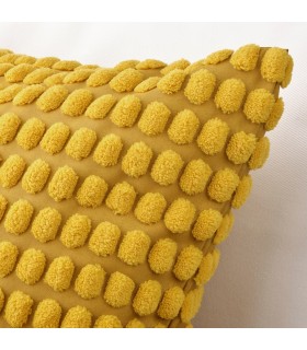 کاور کوسن ایکیا مدل SVARTPOPPEL رنگ زرد