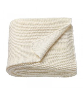 پتو بافتنی ایکیا مدل INGABRITTA رنگ سفید