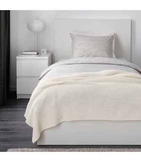 پتو بافتنی ایکیا مدل INGABRITTA رنگ سفید