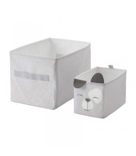 ست ۲ تایی سبد اتاق کودک ایکیا مدل DRÖMSLOTT