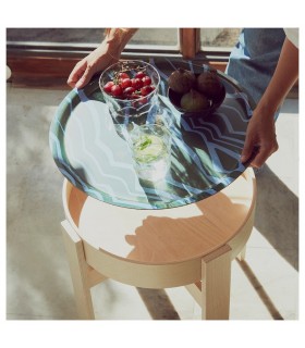 سینی گرد ایکیا مدل BASTUA