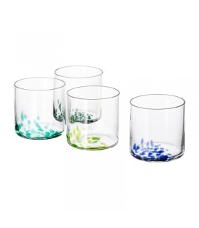 ست ۴ تایی لیوان ایکیا مدل ÖMSESIDIG سایز ۸ سانتی متری