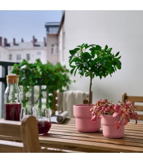 گلدان صورتی ایکیا مدل FÖRENLIG سایز ۱۰ سانتی متری