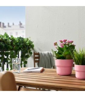 گلدان صورتی ایکیا مدل FÖRENLIG سایز 12 سانتی متری