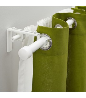 ست میله پرده ۲ تایی ایکیا مدلRÄCKA /HUGAD سایز 385-210