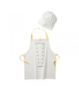 ست پیشبند و کلاه کودک ایکیا مدل TOPPKLOCKA