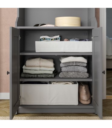 جعبه ذخیره سفید ایکیا مدل STUK سایز 34x51x18