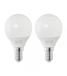 ست ۲ تایی لامپ ال ای دی ایکیا مدل SOLHETTA E14