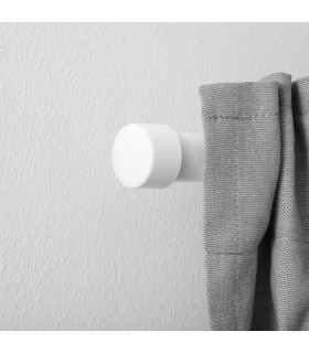 سری میله پرده ایکیا مدل RAFFIG رنگ سفید ست ۲ تایی