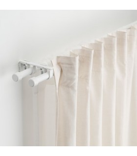 ست میله پرده ۲ تایی سفید ایکیا مدل BEKRÄFTA سایز 120-210